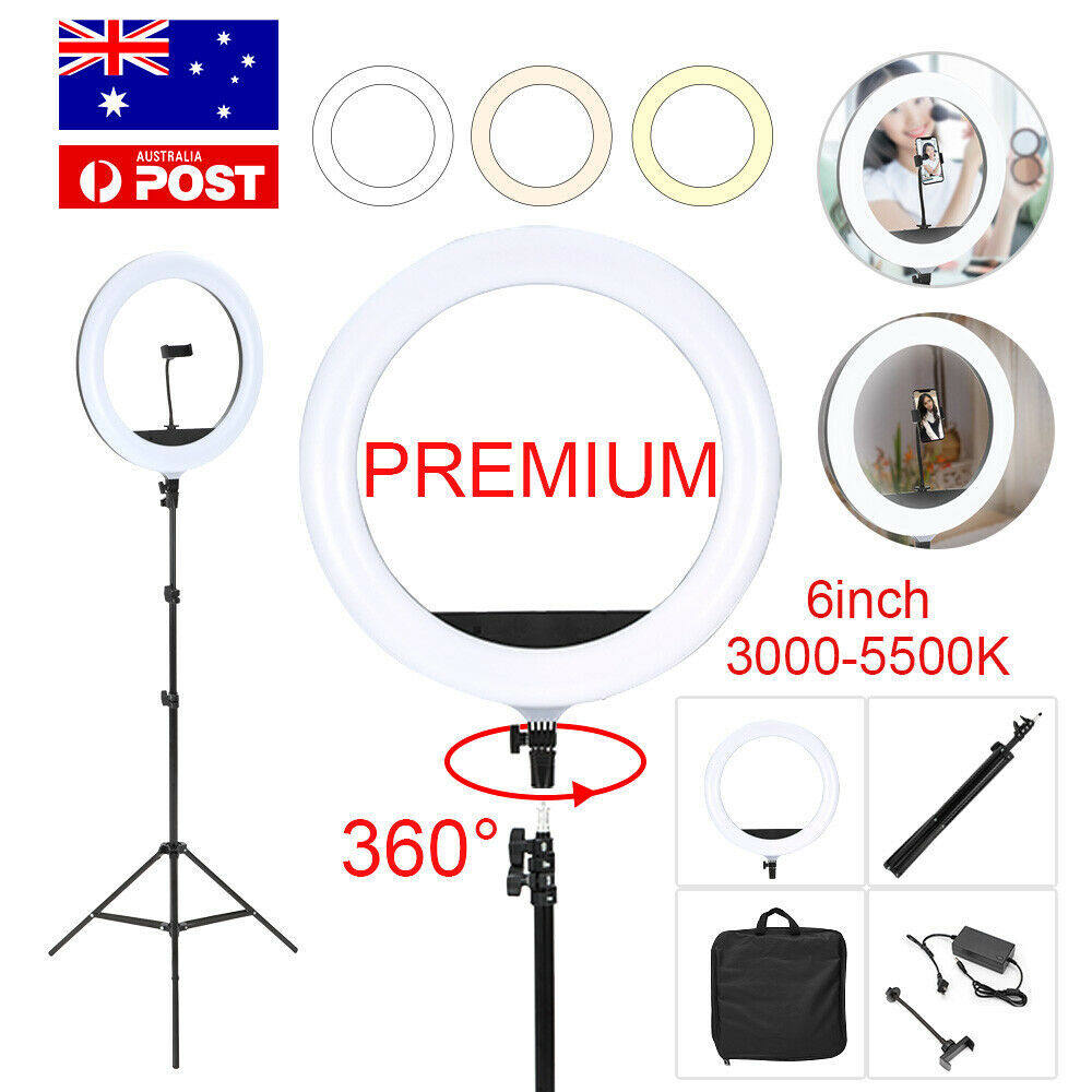 8"LED Ring Light Dimmable Lighting Kit Phone+Selfie 40cm Tripod Makeup Live Lamp 8"LED Ring Light Dimmable Lighting Kit Phone+Selfie 40cm Tripod Makeup Live Lamp