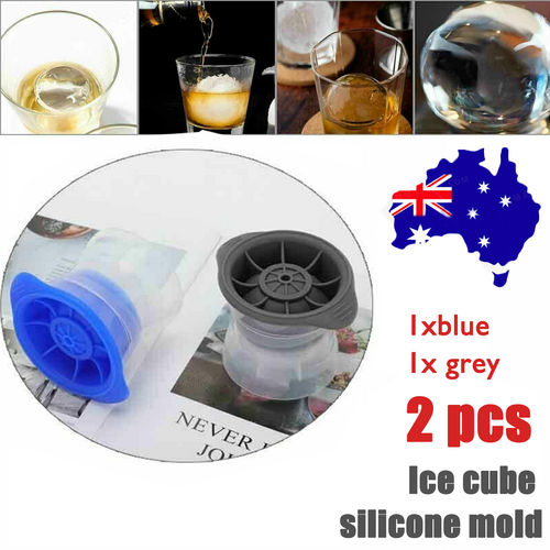2pcs Silicone Ice Ball Mold Sphere Cube Maker Mould Jelly Whiskey Cocktail 2pcs Silicone Ice Ball Mold Sphere Cube Maker Mould Jelly Whiskey Cocktail