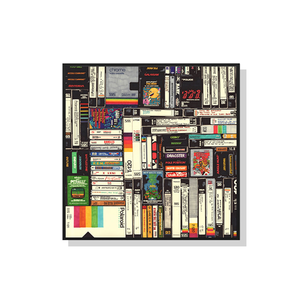 Wall Art 90cmx90cm Book Black Frame Canvas Wall Art 90cmx90cm Book Black Frame Canvas