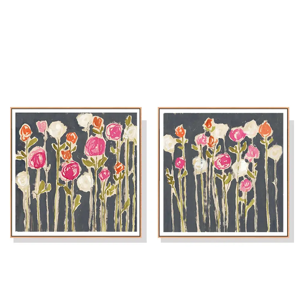 Wall Art 40cmx40cm Laurels Lollies 2 Sets Wood Frame Canvas Wall Art 40cmx40cm Laurels Lollies 2 Sets Wood Frame Canvas