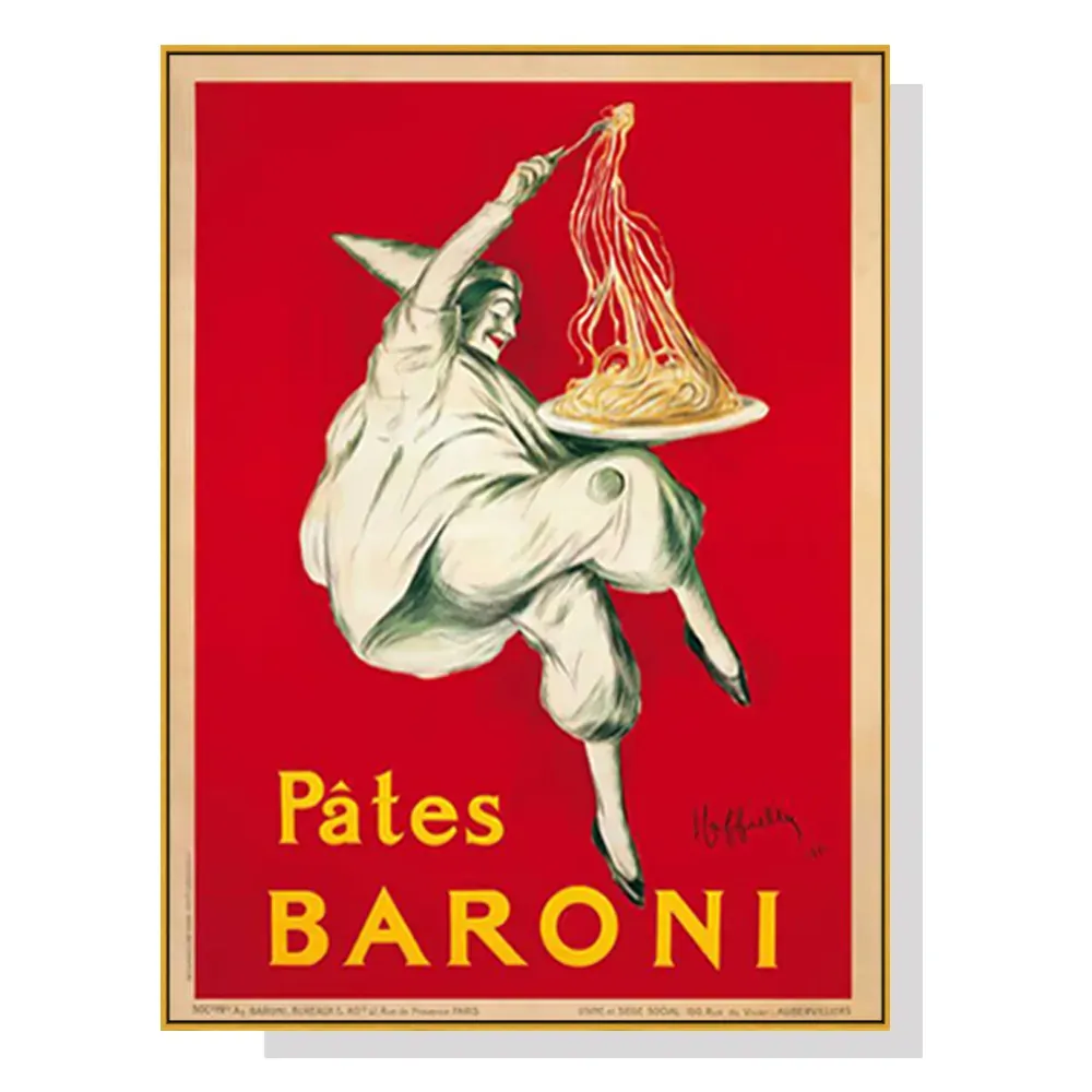 Wall Art 100cmx150cm Pates Baroni Pasta Gold Frame Canvas Wall Art 100cmx150cm Pates Baroni Pasta Gold Frame Canvas