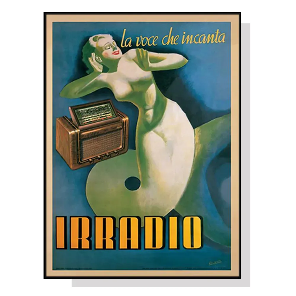 Wall Art 100cmx150cm Irradio Cinzano Black Frame Canvas Wall Art 100cmx150cm Irradio Cinzano Black Frame Canvas