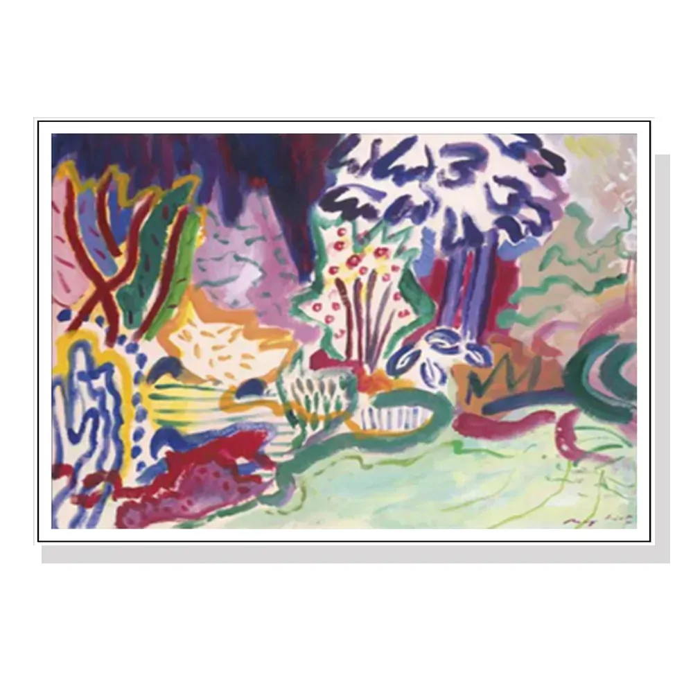 100cmx150cm Late Summer White Frame Canvas Wall Art 100cmx150cm Late Summer White Frame Canvas Wall Art