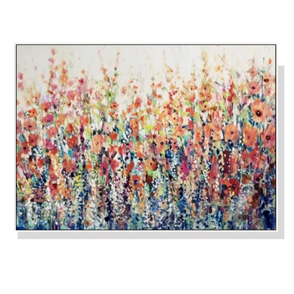 40cmx60cm Flourish Of Spring White Frame Canvas Wall Art 40cmx60cm Flourish Of Spring White Frame Canvas Wall Art