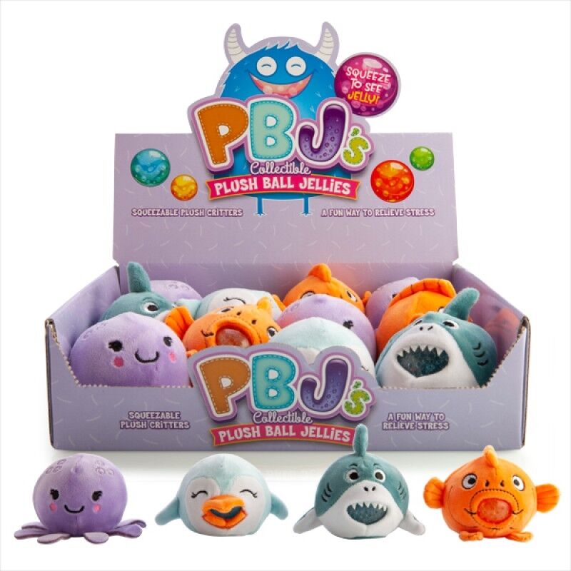 Sea Animal Plush Ball Jellies (SELECTED AT RANDOM) Sea Animal Plush Ball Jellies (SELECTED AT RANDOM)