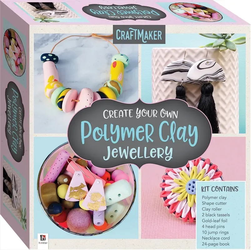 CraftMaker Create Your Own Polymer Clay Jewellery (2021 ed) CraftMaker Create Your Own Polymer Clay Jewellery (2021 ed)
