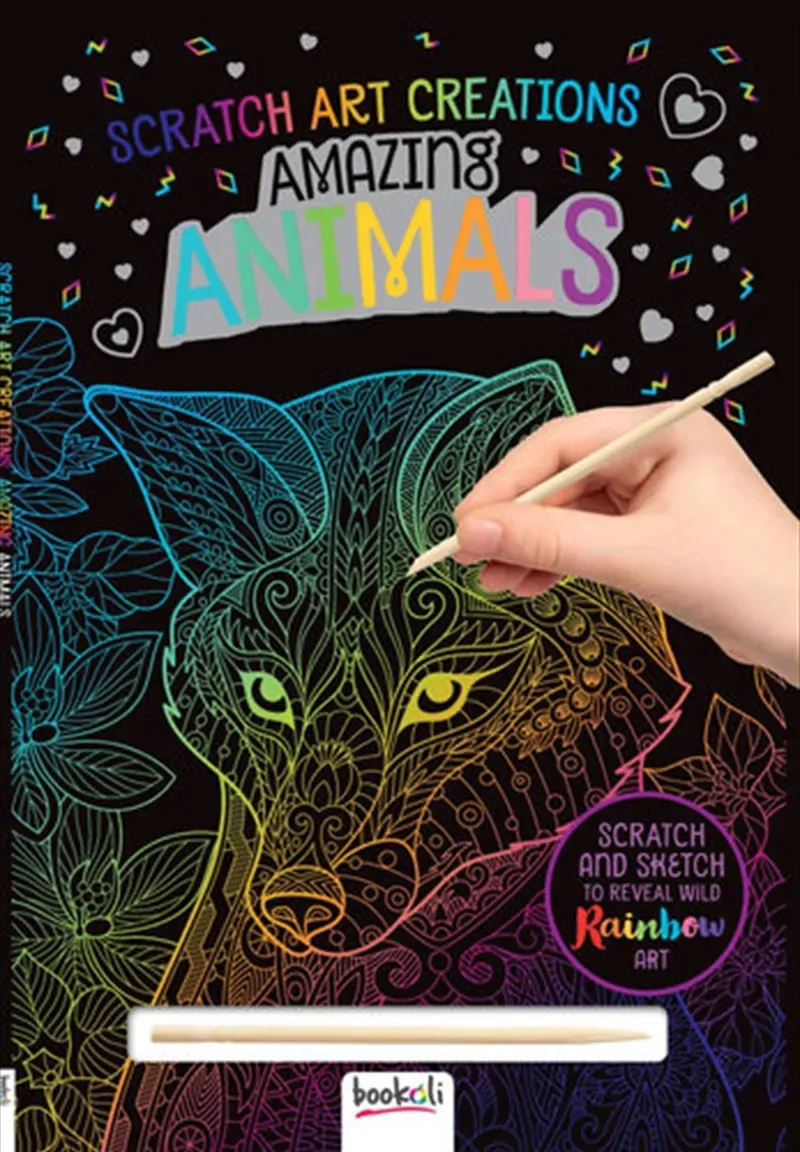 Scratch Art Creations: Amazing Animals Scratch Art Creations: Amazing Animals