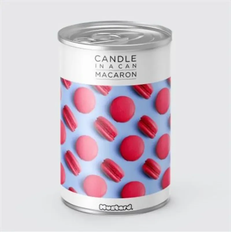 Candle In A Can - Macaron Scented Candle In A Can - Macaron Scented