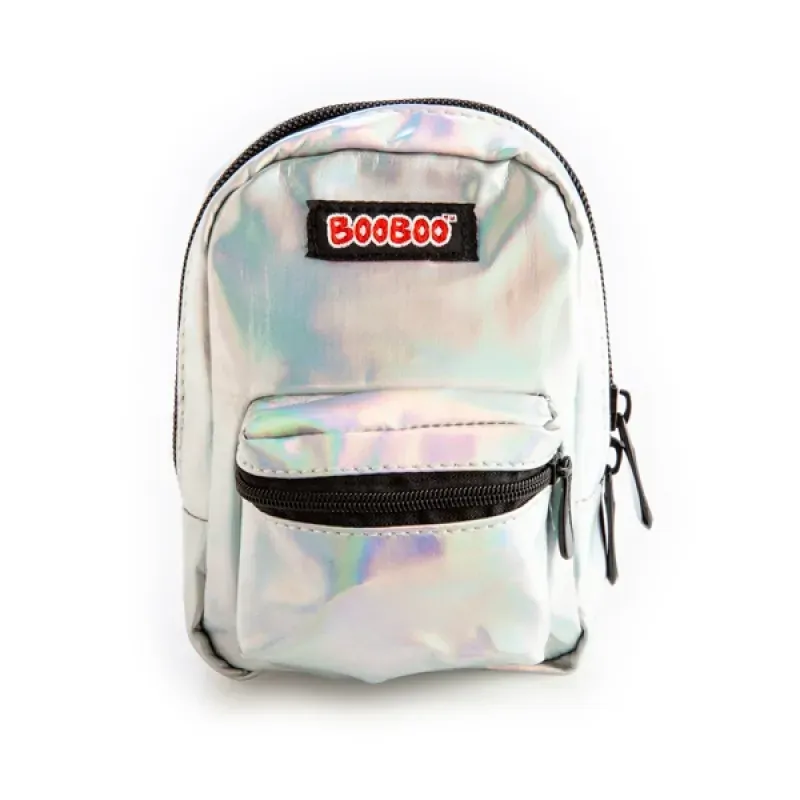 Iridescent Silver Backpack Mini Iridescent Silver Backpack Mini