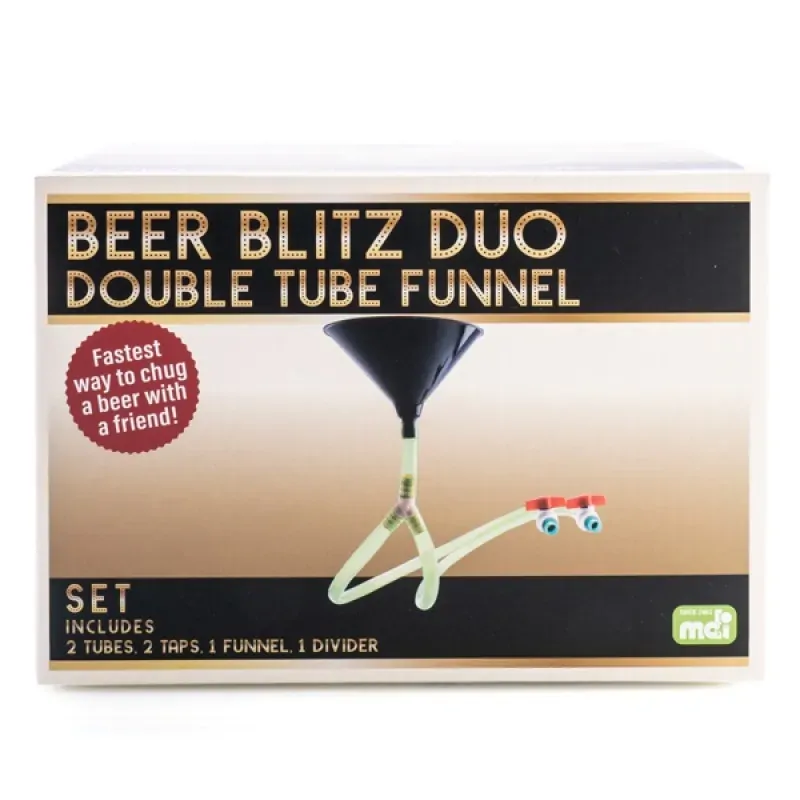 Beer Blitz Duo Double Tube Funnel Beer Blitz Duo Double Tube Funnel
