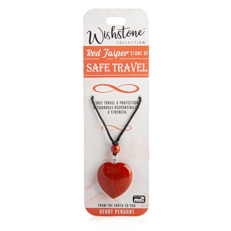 Wishstone Collection Red Jasper Heart Pendant Wishstone Collection Red Jasper Heart Pendant