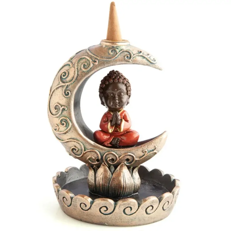 Baby Buddha Moon Backflow Incense Burner Baby Buddha Moon Backflow Incense Burner