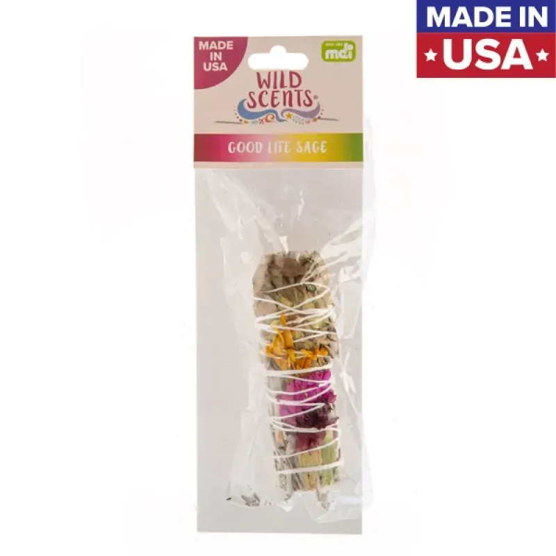 Wild Scents Good Life Sage & Herbs Smudge Stick Wild Scents Good Life Sage & Herbs Smudge Stick