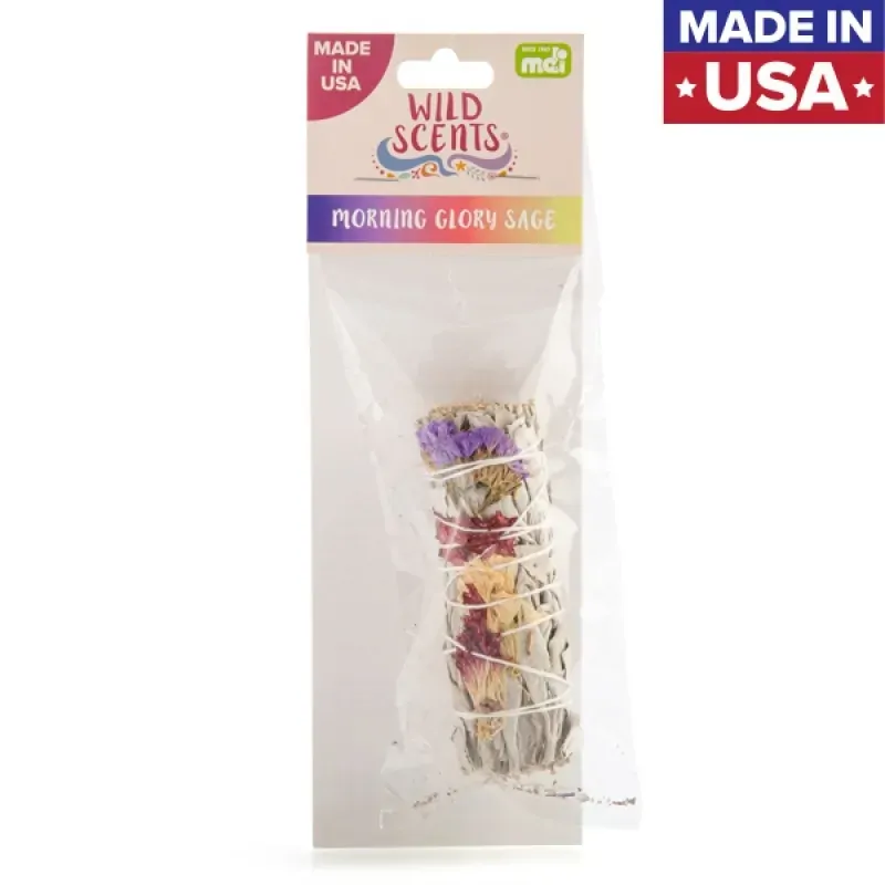 Wild Scents Morning Glory Sage & Herbs Smudge Stick Wild Scents Morning Glory Sage & Herbs Smudge Stick