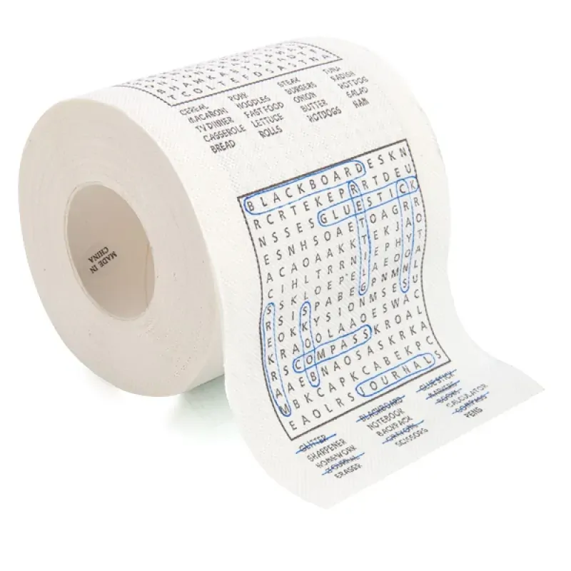 Word Search Toilet Paper Word Search Toilet Paper