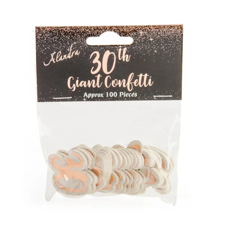 30th Rose Gold Giant Confetti (100 pcs) 30th Rose Gold Giant Confetti (100 pcs)