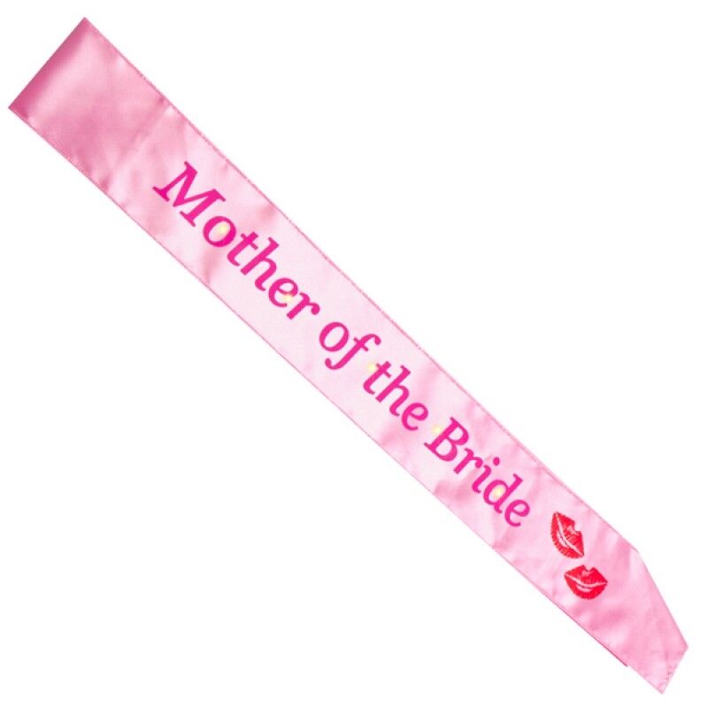 Pink Mother of the Bride Flashing Sash Pink Mother of the Bride Flashing Sash