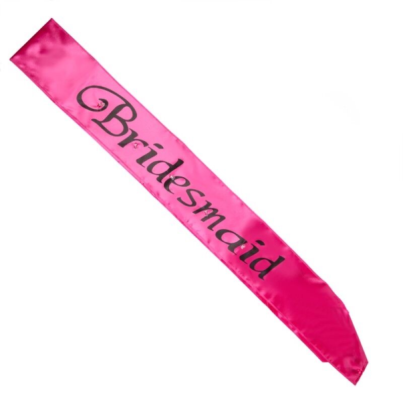 Hot Pink Bridesmaid Flashing Sash Hot Pink Bridesmaid Flashing Sash