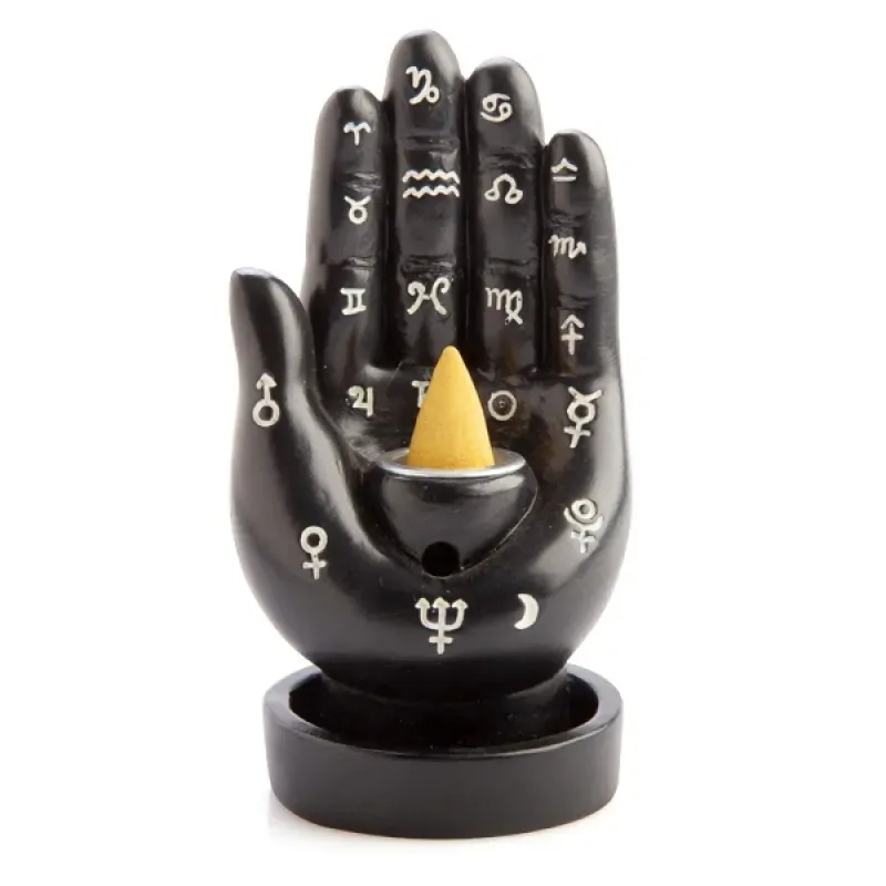 Hamsa Hand Backflow Incense Burner Hamsa Hand Backflow Incense Burner