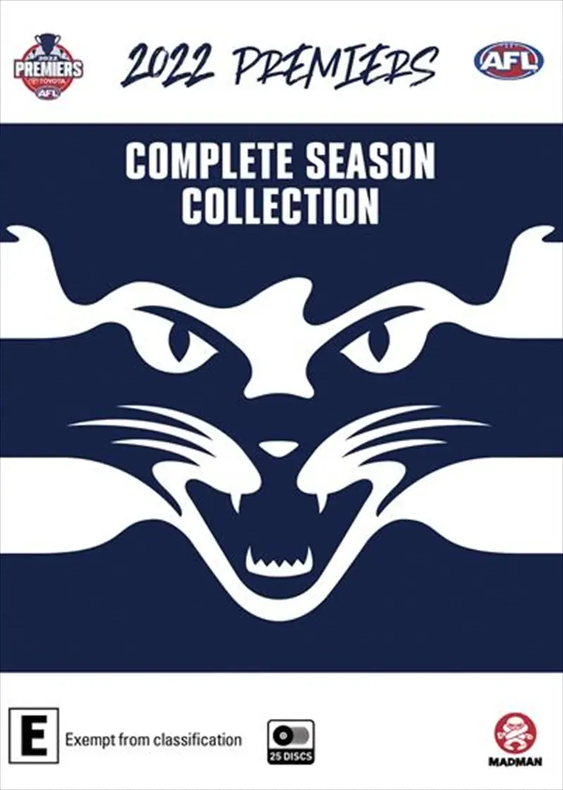 AFL - 2022 Premiers Geelong Cats | Complete Season DVD AFL - 2022 Premiers Geelong Cats | Complete Season DVD