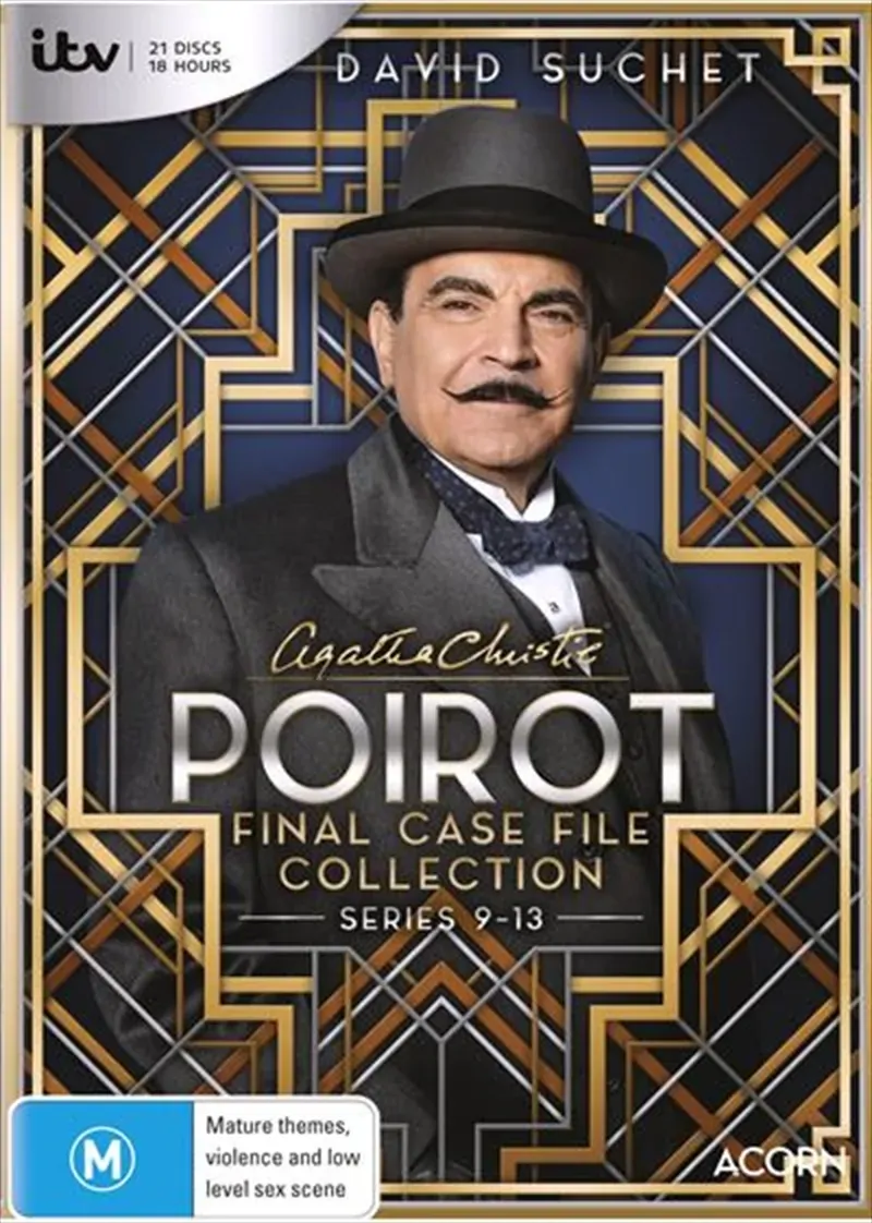 Agatha Christie - Poirot - Series 9-13 | Final Case File Collection DVD Agatha Christie - Poirot - Series 9-13 | Final Case File Collection DVD