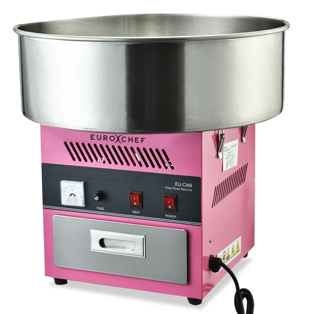 EUROCHEF 1000W Commercial Cotton Candy Machine Fairy Floss Maker EUROCHEF 1000W Commercial Cotton Candy Machine Fairy Floss Maker