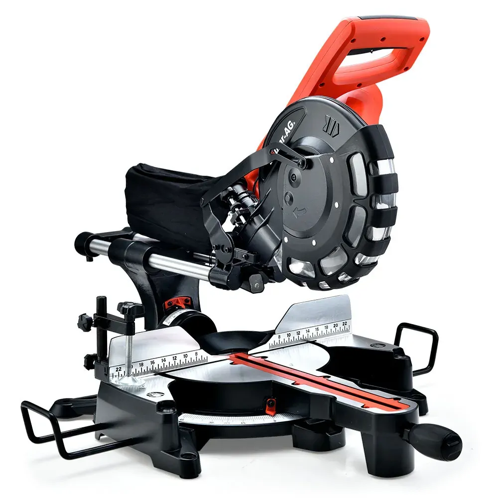 BAUMR-AG 254mm Dual Bevel Sliding Compound Mitre Drop Saw BAUMR-AG 254mm Dual Bevel Sliding Compound Mitre Drop Saw