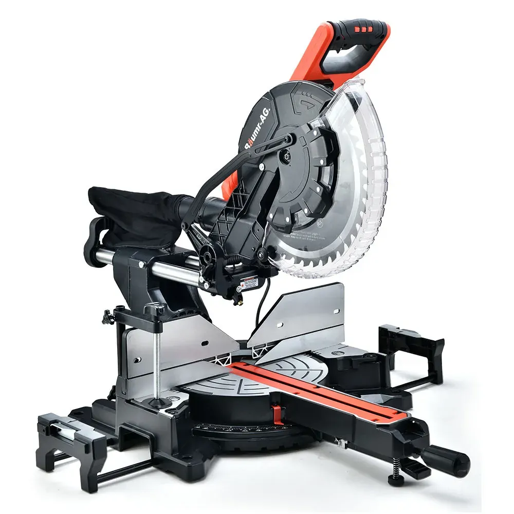 BAUMR-AG 305mm Compound Mitre Saw Dual Bevel Sliding Drop Saws 2200W BAUMR-AG 305mm Compound Mitre Saw Dual Bevel Sliding Drop Saws 2200W