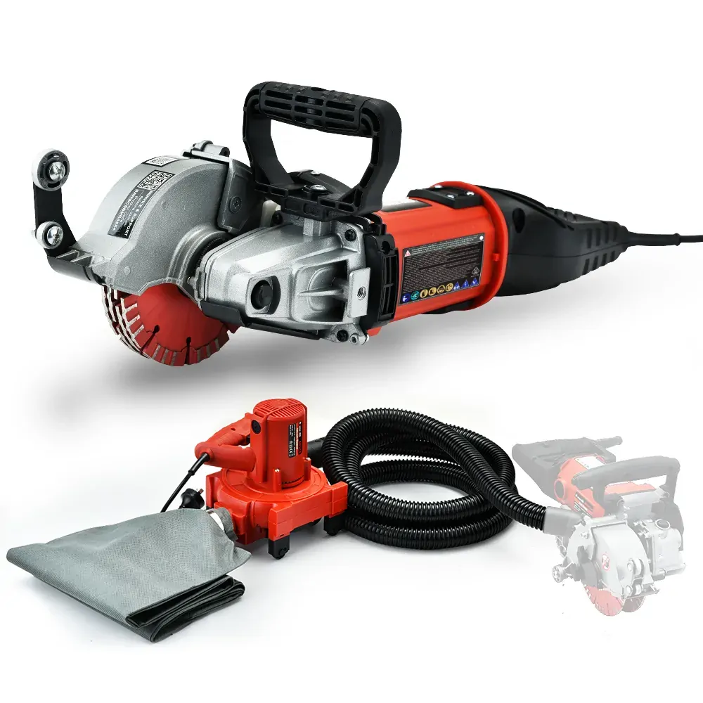 BAUMR-AG Wall Chaser and Vacuum Combo Dust Collector Concrete Chasing Machine BAUMR-AG Wall Chaser and Vacuum Combo Dust Collector Concrete Chasing Machine