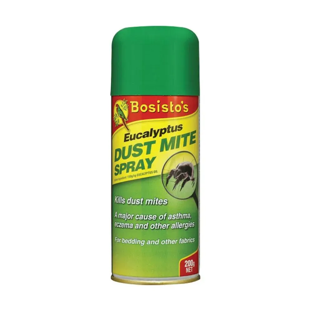 200g Dust Mite Spray Eucalyptus Bosisto's Bedding Fabric Mattress Carpet Pillows 200g Dust Mite Spray Eucalyptus Bosisto's Bedding Fabric Mattress Carpet Pillows