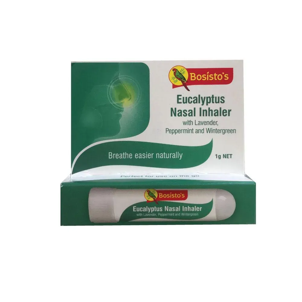 1g Nasal Inhaler Bosisto's Eucalyptus Lavender Peppermint Oil Sinus Nose Stick 1g Nasal Inhaler Bosisto's Eucalyptus Lavender Peppermint Oil Sinus Nose Stick