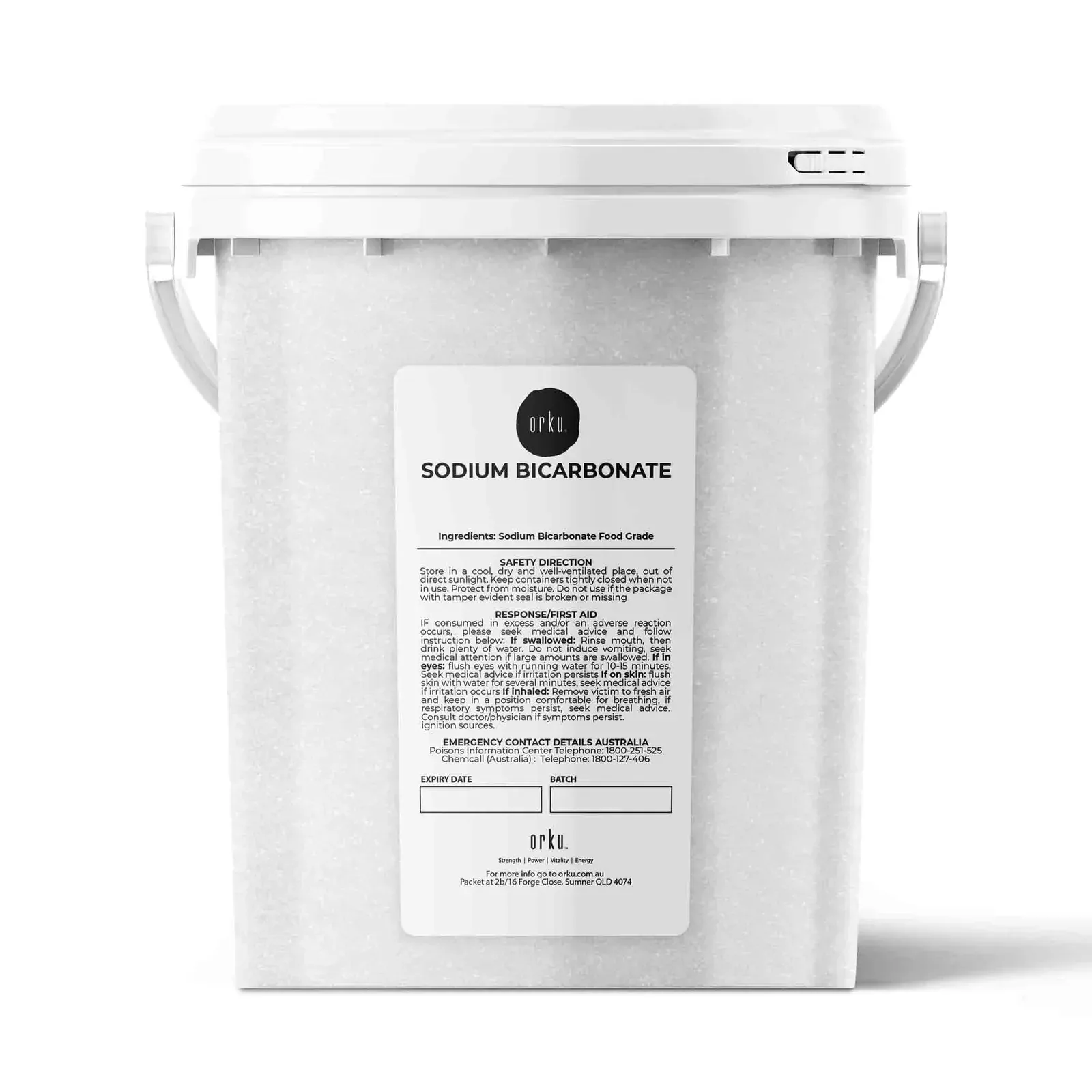 1.3Kg Sodium Bicarbonate Tub - Food Grade Bicarb Baking Soda Hydrogen Carbonate 1.3Kg Sodium Bicarbonate Tub - Food Grade Bicarb Baking Soda Hydrogen Carbonate