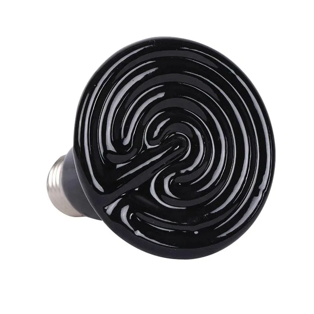75W Pet Ceramic Heat Lamp - Infrared Heat Emitter Reptile Snake Lizard Chicken 75W Pet Ceramic Heat Lamp - Infrared Heat Emitter Reptile Snake Lizard Chicken
