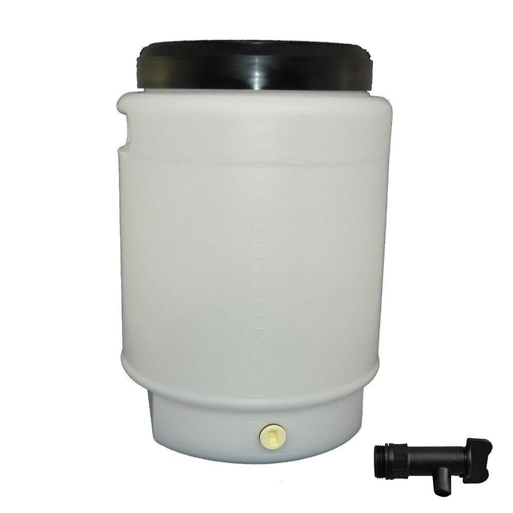25L Fermenter Keg + Lid + Tap - HDPE Plastic Drum Food Grade Brewing Barrel 25L Fermenter Keg + Lid + Tap - HDPE Plastic Drum Food Grade Brewing Barrel