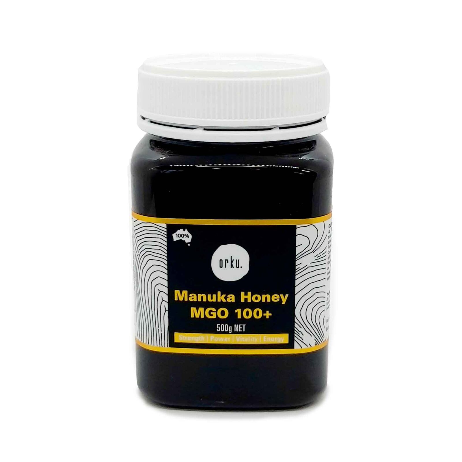 500g MGO 100+ Australian Manuka Honey - 100% Raw Natural Pure Jelly Bush 500g MGO 100+ Australian Manuka Honey - 100% Raw Natural Pure Jelly Bush