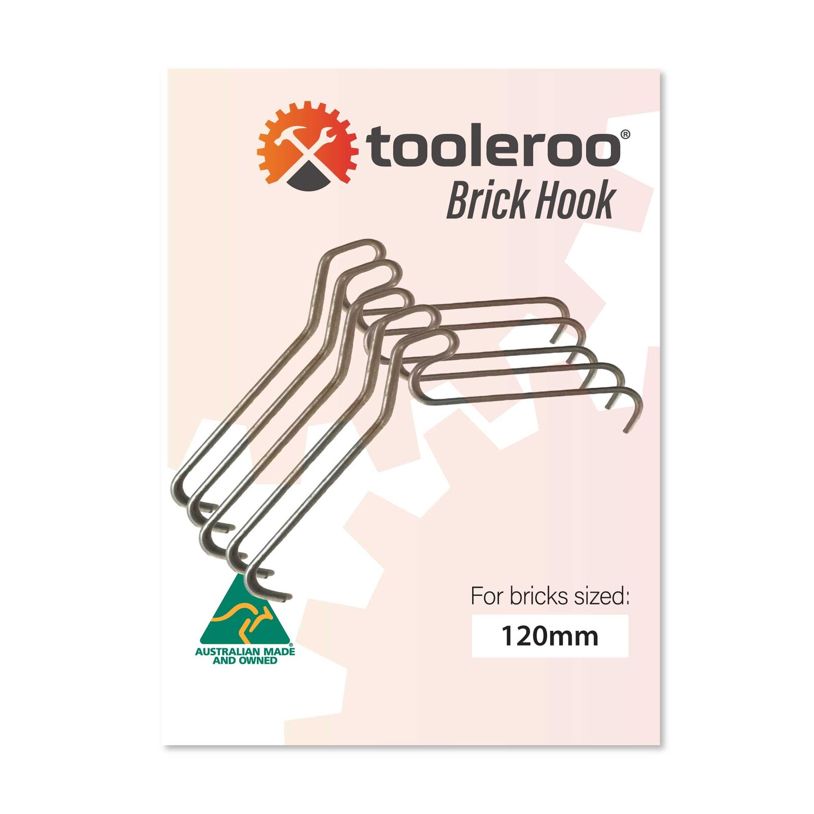 10 Pck 120mm (4.7") Brick Hooks - Wall Crab Clips Hangers For Pictures Plants 10 Pck 120mm (4.7") Brick Hooks - Wall Crab Clips Hangers For Pictures Plants