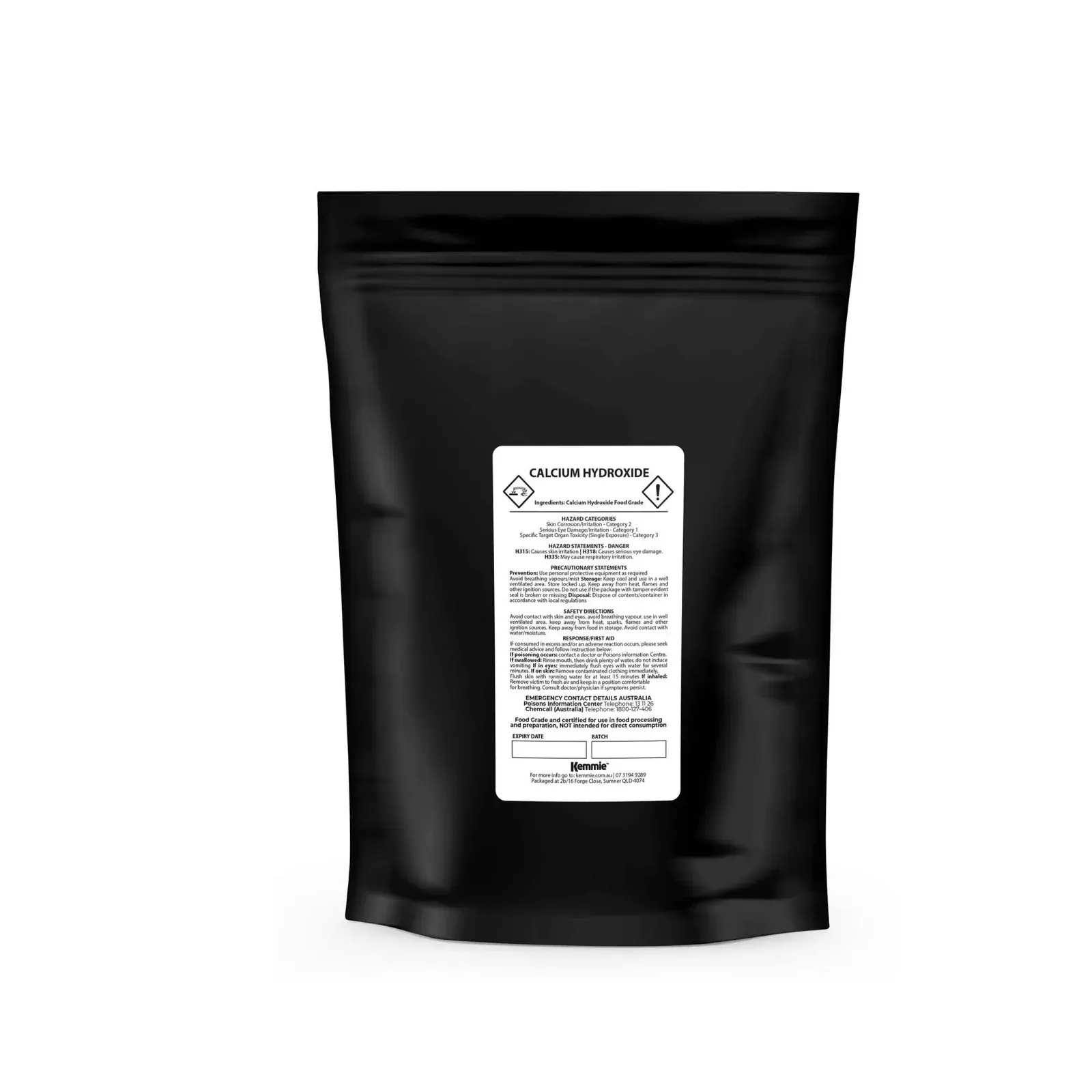 100g Food Grade Calcium Hydroxide Powder - FCC Hydrated Slaked Pickling Lime 100g Food Grade Calcium Hydroxide Powder - FCC Hydrated Slaked Pickling Lime