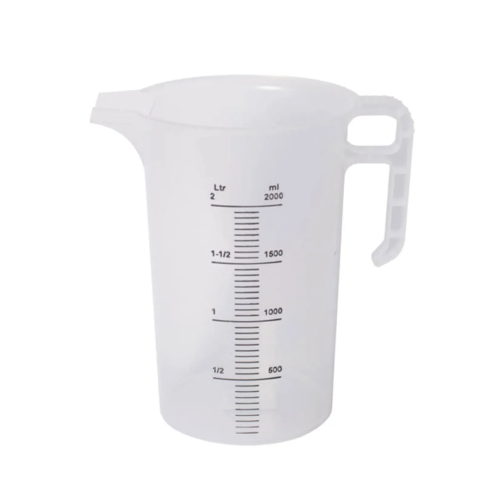 2L Measuring Jug Heavy Duty Clear Plastic Propylene Food Grade BPA 5 Pro-Jug 2L Measuring Jug Heavy Duty Clear Plastic Propylene Food Grade BPA 5 Pro-Jug