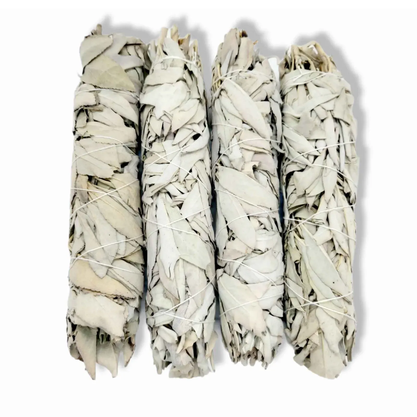 4x Californian White Sage Smudge Sticks - Jumbo 20-22cm Incense Cleansing Bundle 4x Californian White Sage Smudge Sticks - Jumbo 20-22cm Incense Cleansing Bundle