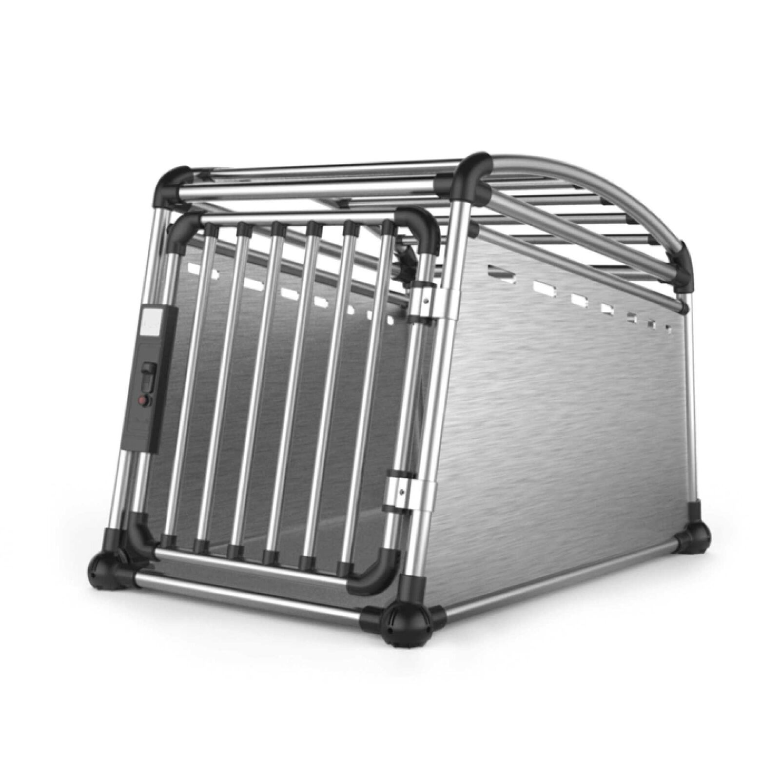 Aluminium Dog Travel Crate 56x65x77cm - Medium Pet Car Transport Cage Kennel Box Aluminium Dog Travel Crate 56x65x77cm - Medium Pet Car Transport Cage Kennel Box