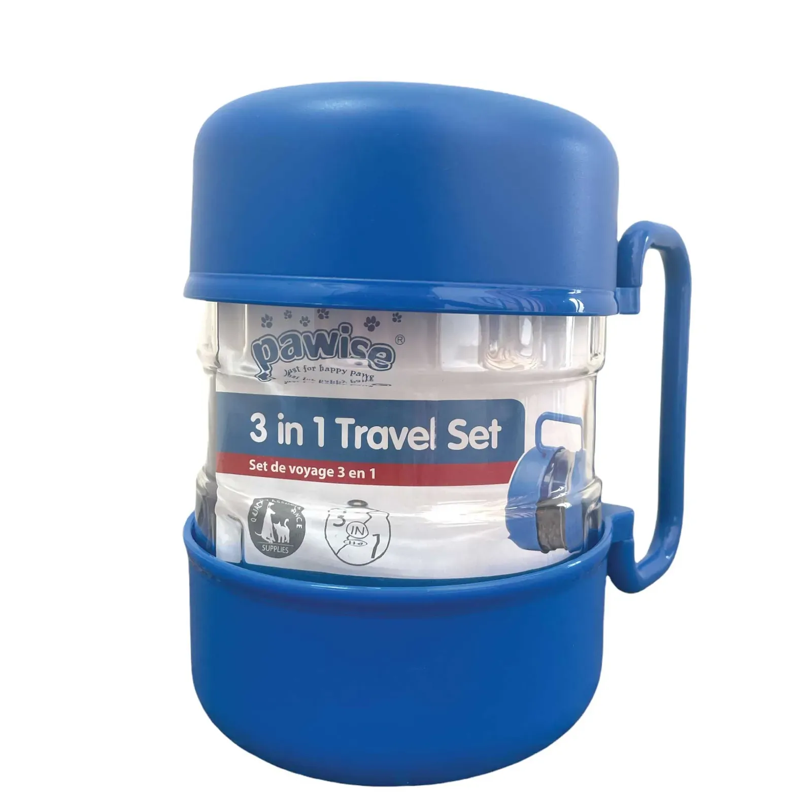 3 In 1 Pet Travel Food Water Bowl Set Dog Cat Portable Feeding Carry Container 3 In 1 Pet Travel Food Water Bowl Set Dog Cat Portable Feeding Carry Container