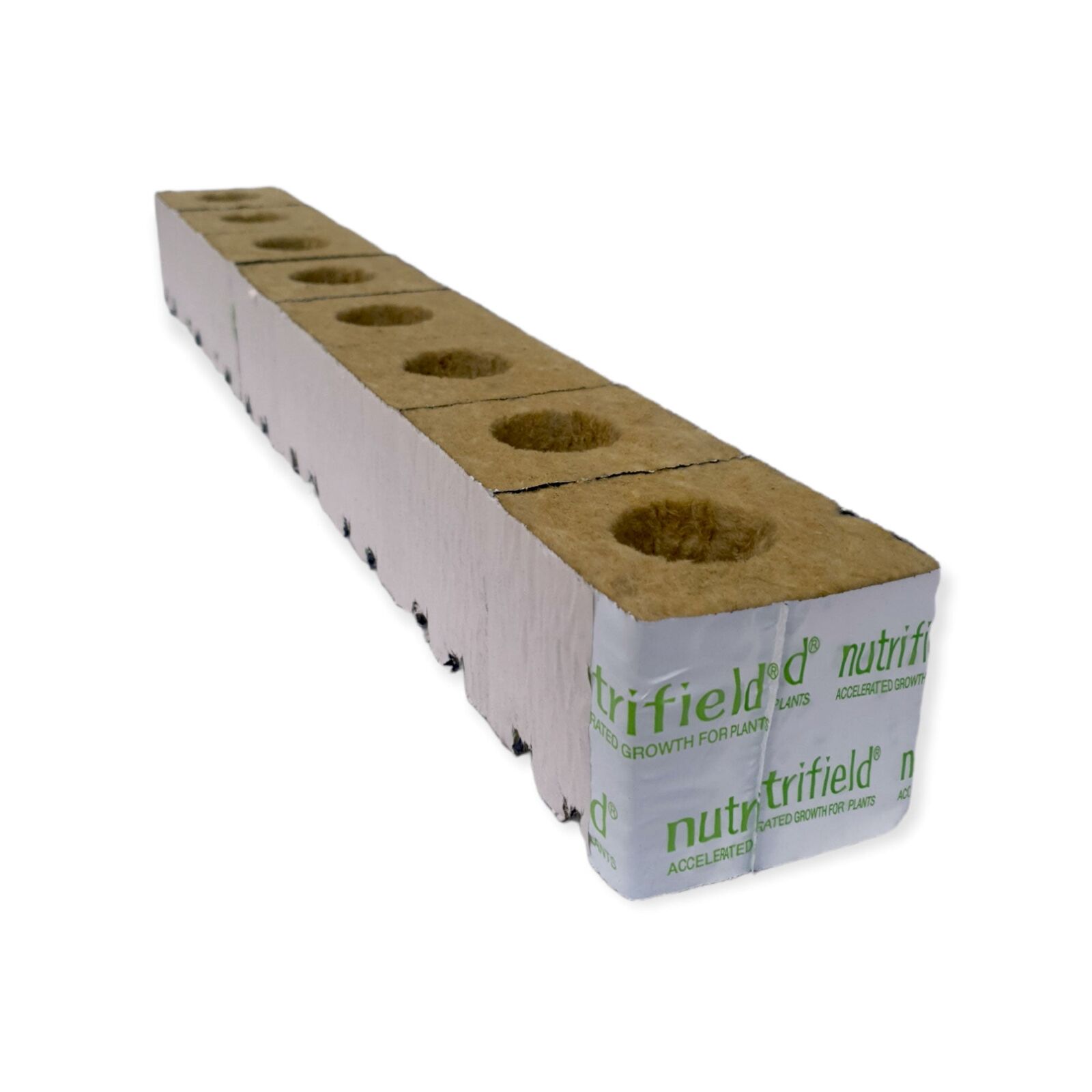 75x75x65mm Stonewool 8pk - Planting Propagation Growing Assist Block Nutrifield 75x75x65mm Stonewool 8pk - Planting Propagation Growing Assist Block Nutrifield