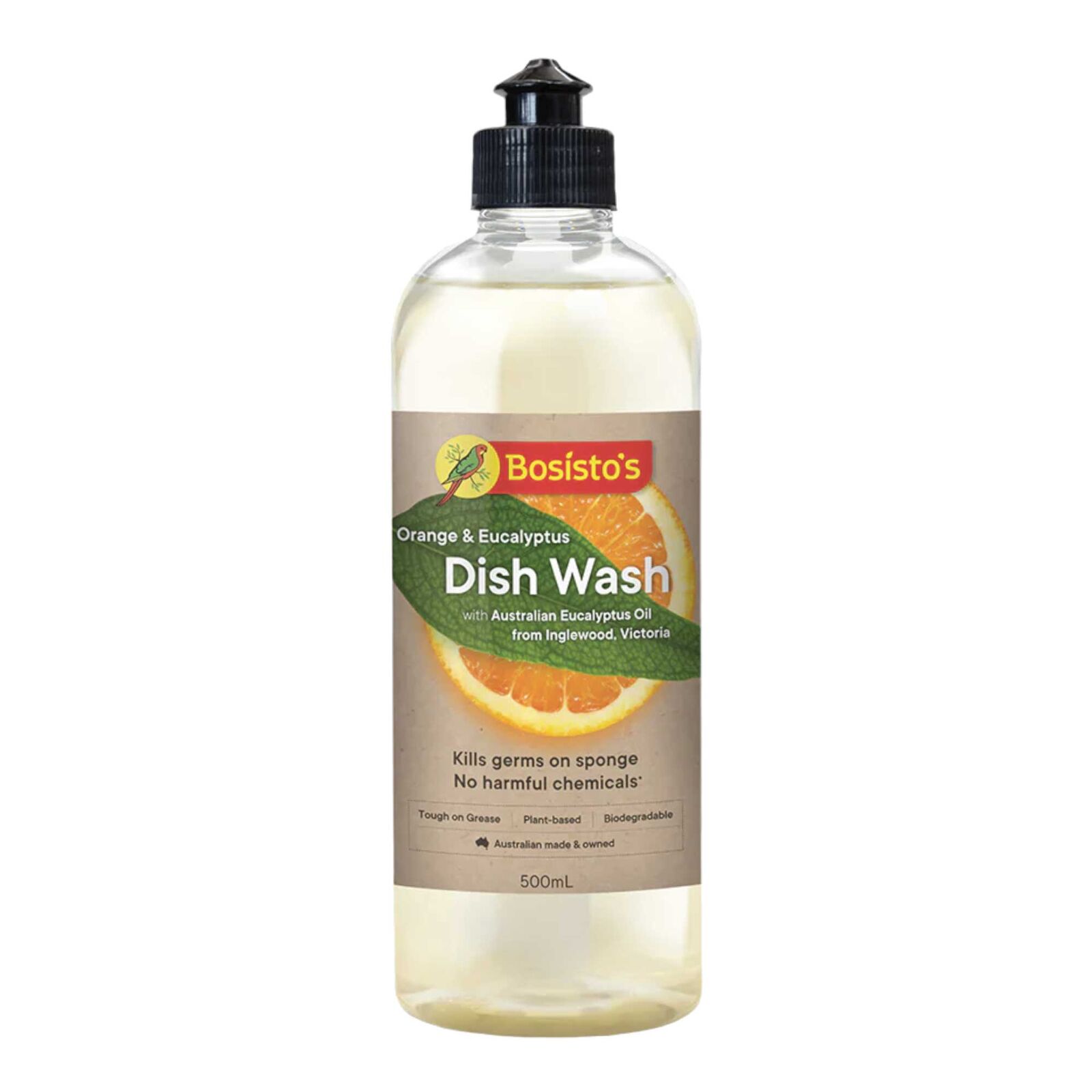 500ml Dish Wash Liquid Orange Eucalyptus Plant Based Dishwashing Soap Bosistos 500ml Dish Wash Liquid Orange Eucalyptus Plant Based Dishwashing Soap Bosistos