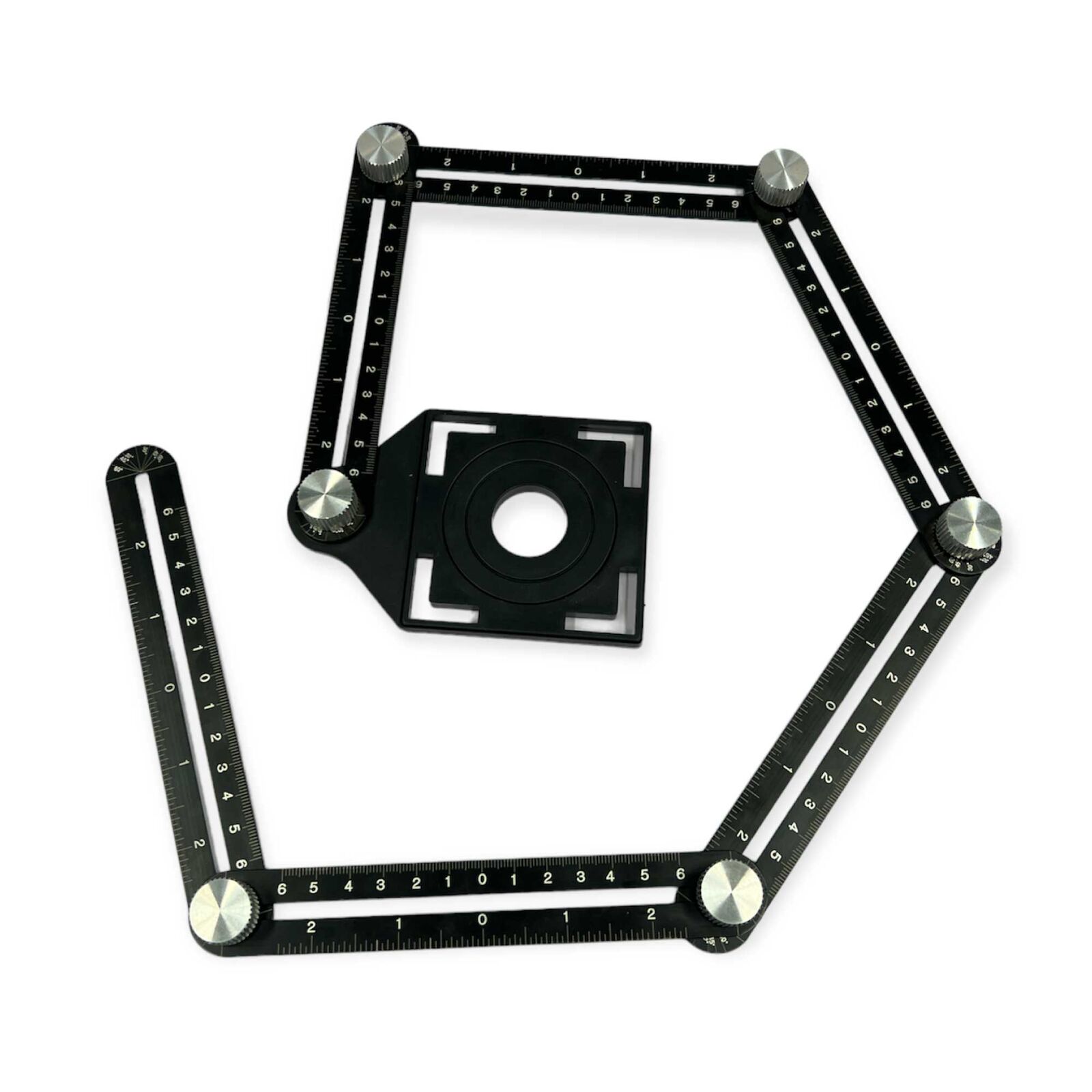 6 Fold Alloy Multiple Angle Ruler - Layout Measuring Template Tool 6 Fold Alloy Multiple Angle Ruler - Layout Measuring Template Tool