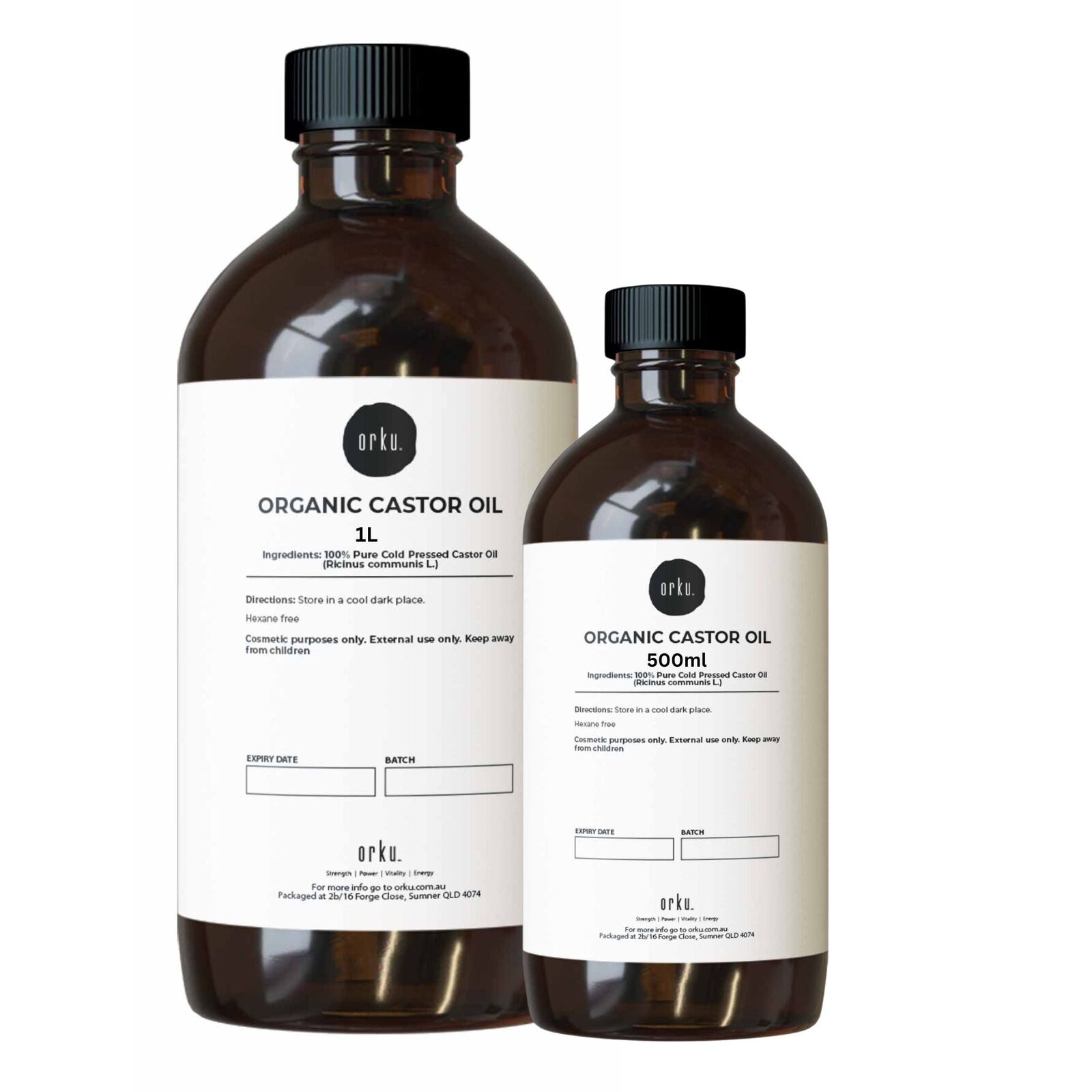1.5L Organic Castor Oil - Hexane Free Cold Pressed Anti Oxidant Skin Hair Care 1.5L Organic Castor Oil - Hexane Free Cold Pressed Anti Oxidant Skin Hair Care