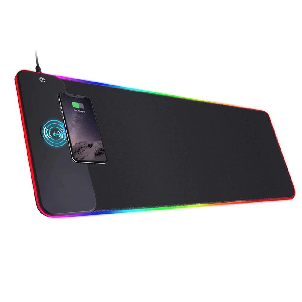 RGB Wireless 15W Oversized Charger Mouse Pad 800x300 MM Gaming Mouse Pad RGB Wireless 15W Oversized Charger Mouse Pad 800x300 MM Gaming Mouse Pad