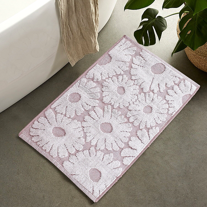 Floral Pink Kids Tufted Bathmat Floral Pink Kids Tufted Bathmat