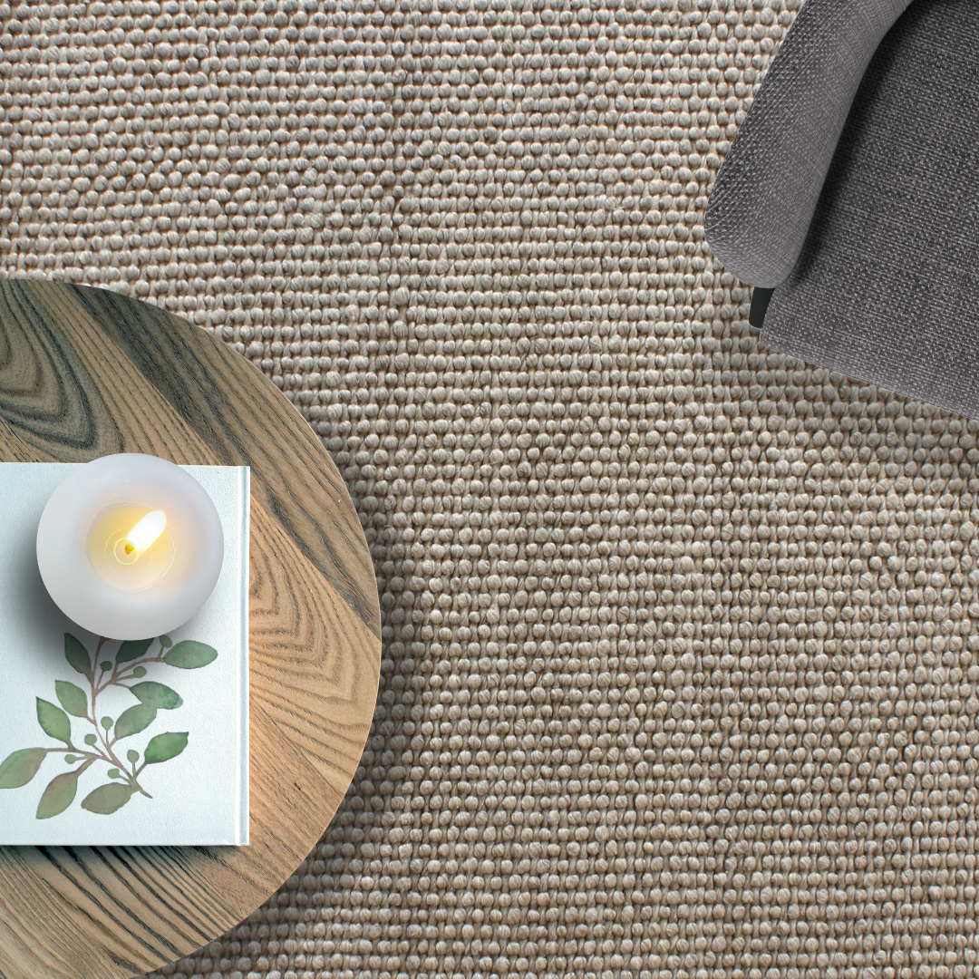 Aura Hand Woven Loop Pile Wool Rug - 160x230 Aura Hand Woven Loop Pile Wool Rug - 160x230
