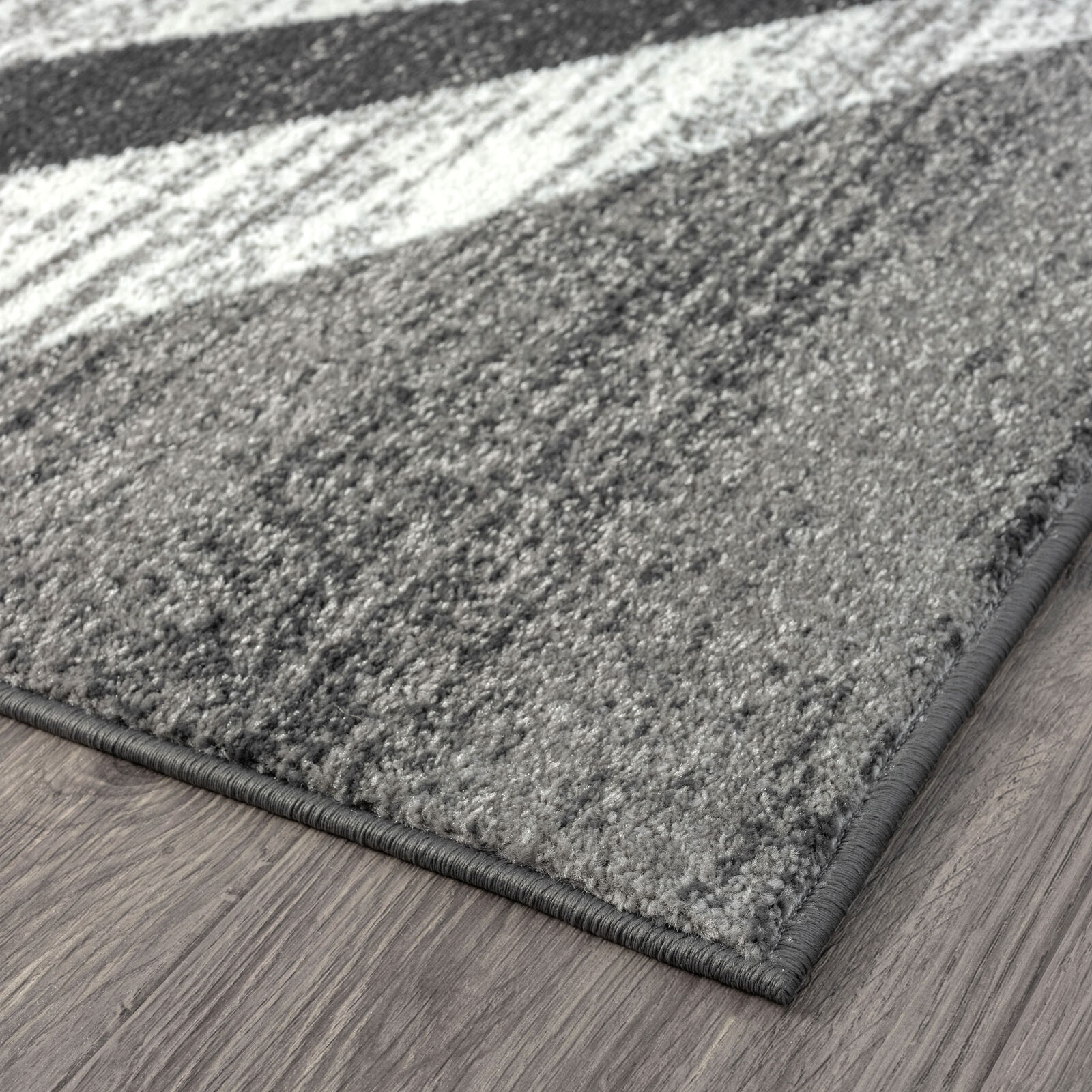 Adore Geometric Textural Rug - Grey - 120x170 Adore Geometric Textural Rug - Grey - 120x170