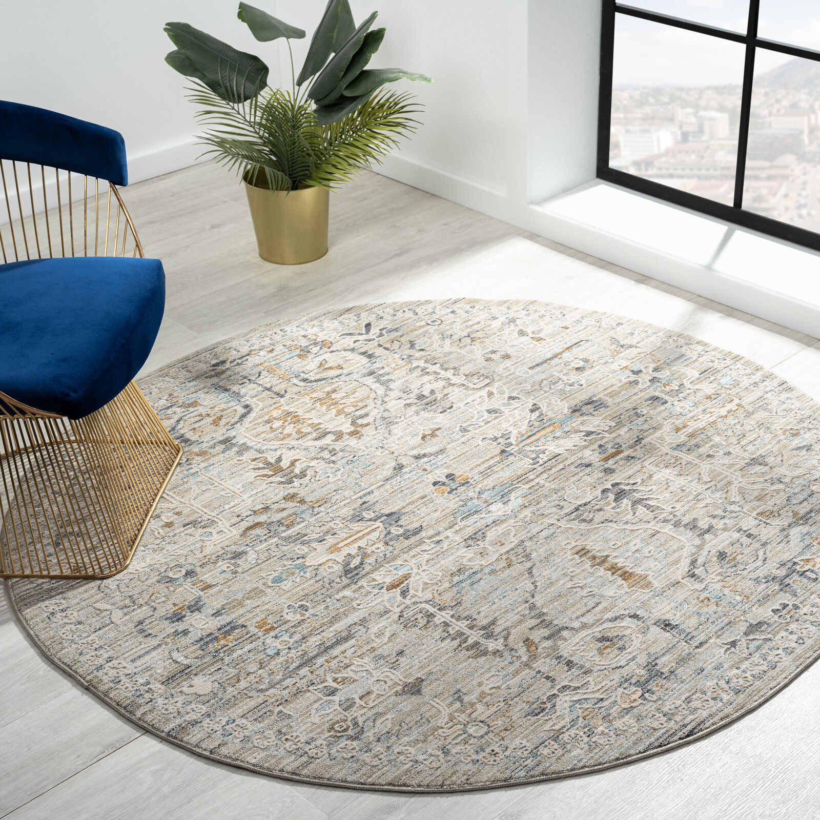 Aubre Contemporary Area Rug - Taupe - 240x320 Aubre Contemporary Area Rug - Taupe - 240x320
